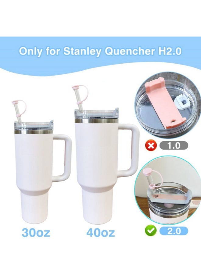 Stanley Cup Anti-overflow Plug, Silicone Anti-overflow Plug 3-piece Set, Compatible With Stanley Cup40 /30 Oz-Color:Black-Capacity:Over 1L  - Image 2