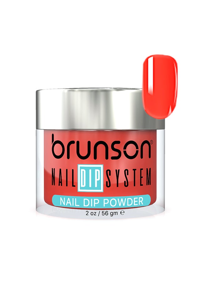 Nail Dip Powder Dip And Buff System Color 56gm, French Nail Art Starter Manicure Salon DIY At Home Odor Free And Long Lasting No Needed Nail Lamp Curing BDK187
