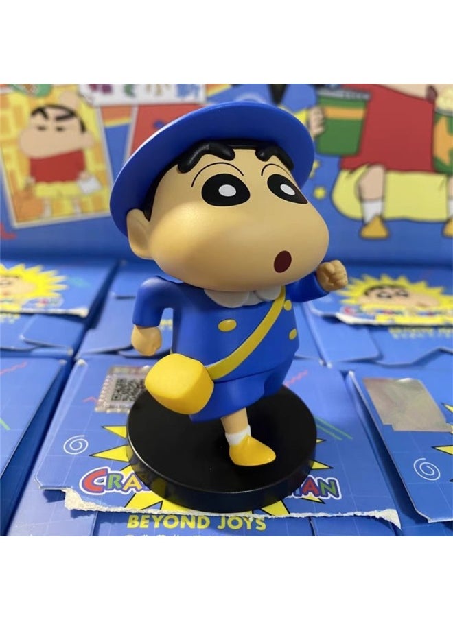 null - Crayon Small Blind Box Hand-made Daily 3 Generation Dynamic Life Series Children's Small Toys Stall Toys-Colour:Heart Time Xiaoxin Complete Set Of 6 Pieces - Image 1