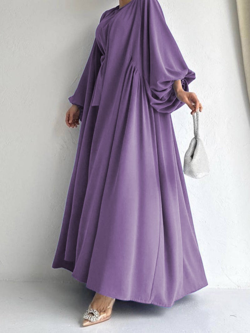 MSL39 Elegant Abaya Set — Open Front Design — Ramadan Collection - Image 1