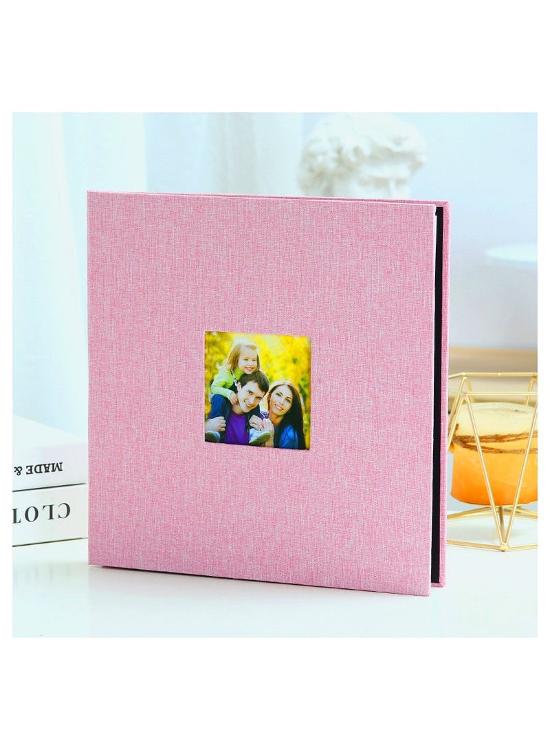 ألبوم صور ذاتية اللصق من 40 صفحة أبيض 27x28x3سم - Image 1