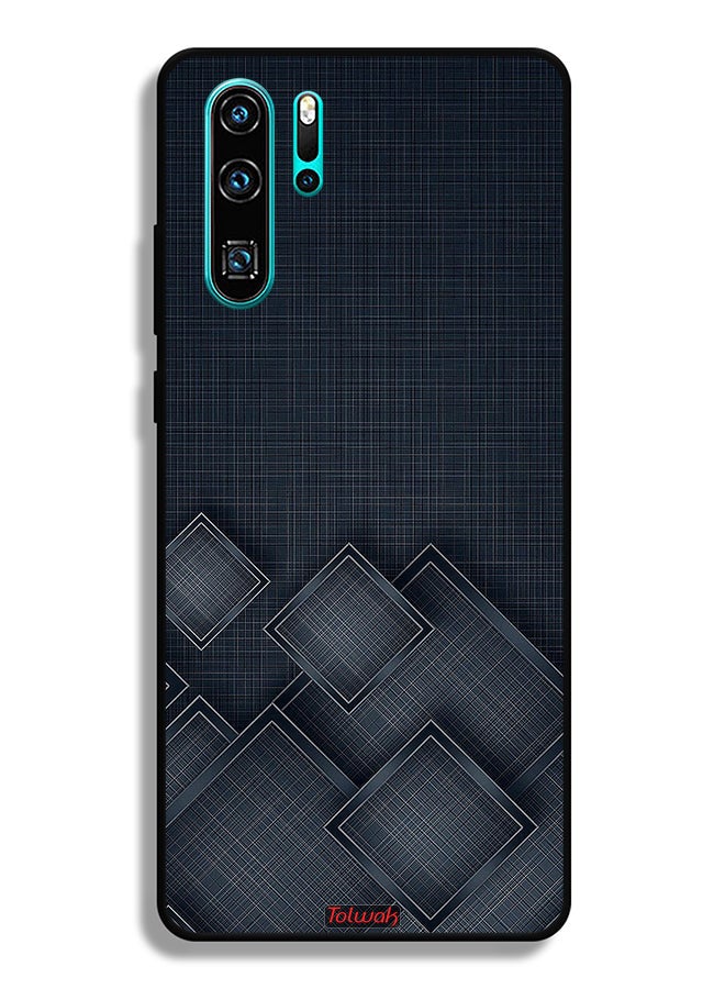 Tolwak Huawei P30 Pro Protective Case Cover Squares Pattern On Cloth - Image 2