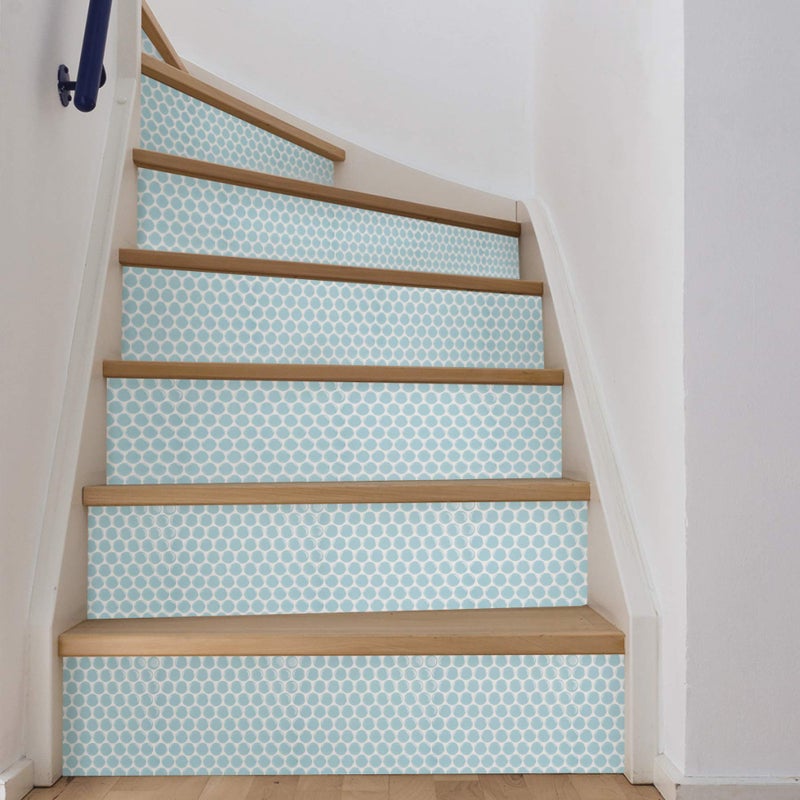 InHome NH2959 Penny Tile Peel & Stick Backsplash Tiles  Blue - Image 4