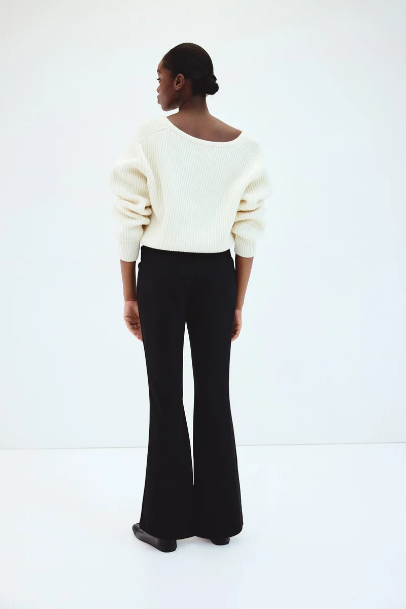 H&M  MAMA Flared Ponte di Roma leggings for Women | Best Price UAE