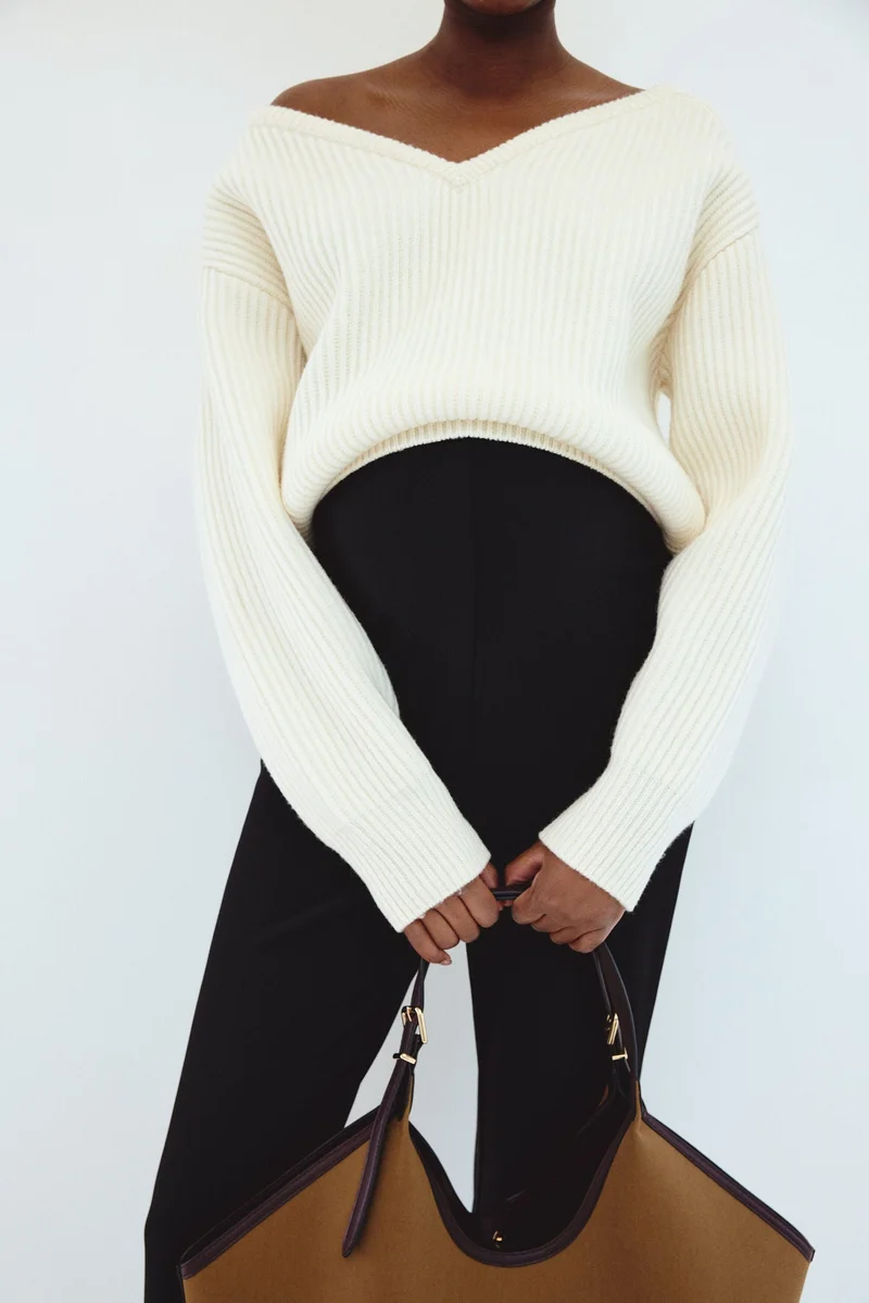 H&M  MAMA Flared Ponte di Roma leggings for Women | Best Price UAE