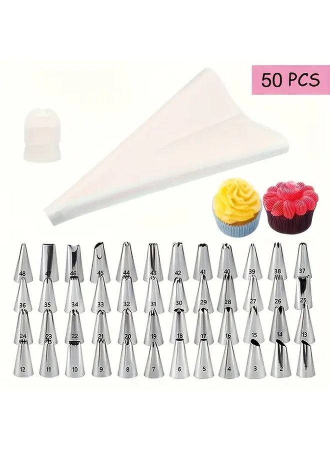 26 قطعة من مجموعة أدوات تزيين الكعك DIY، أدوات خبز الحلوى وتزيين الكعك - Image 5