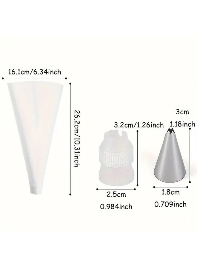 26 قطعة من مجموعة أدوات تزيين الكعك DIY، أدوات خبز الحلوى وتزيين الكعك - Image 3