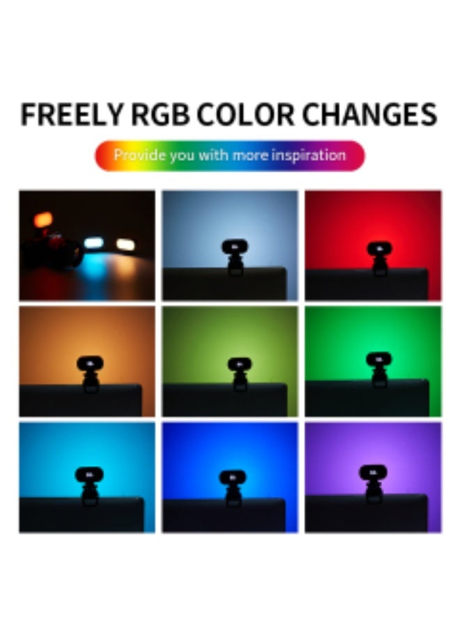 Jmary FM-16RGB Mini RGB Video Fill Light Rechargeable LED RGB Panel - Image 5