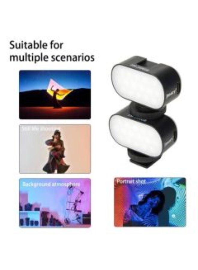 Jmary FM-16RGB Mini RGB Video Fill Light Rechargeable LED RGB Panel - Image 2
