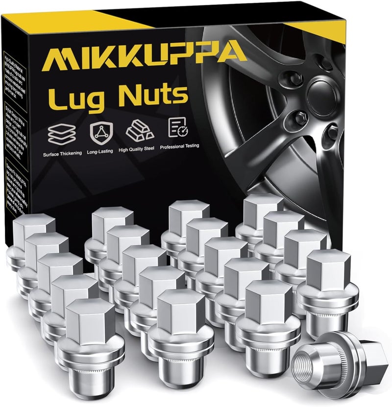 MIKKUPPA M14x1.5 Wheel Lug Nut Set - 20pcs Chrome Closed End for Land Rover - Image 1