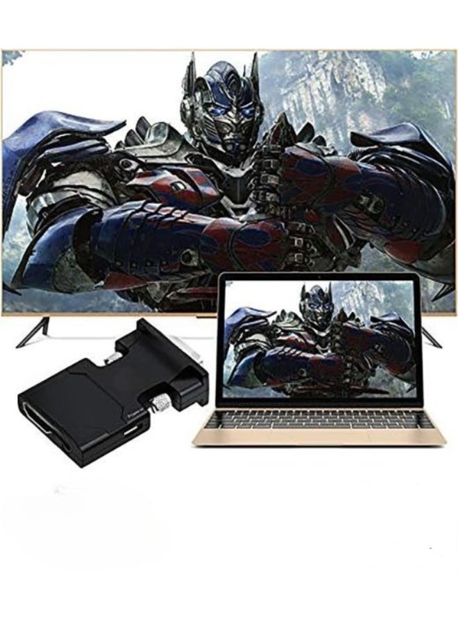 VGA to HDMI Adapter with Audio – 1080P Active Video Converter for PC, Laptop, and Projector to TV/Monitor - Image 4