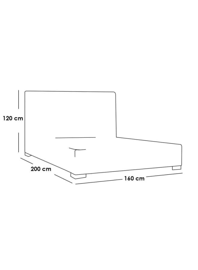 ريترو RA-BD40 سرير 120×160×200 سم - بيج - Image 2
