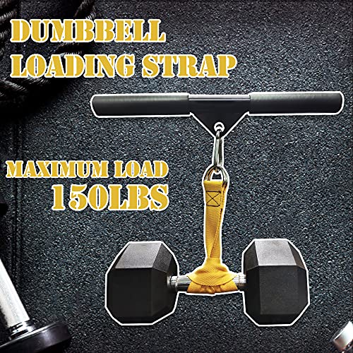 J Bryant Fitness Dumbbell Loading Strap for Dip Belt Weight Plate Loading Strap Heavy Duty Weight Belt Accessories - Image 4