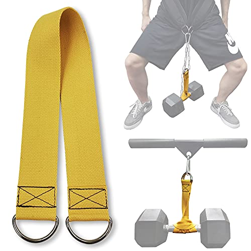 J Bryant Fitness Dumbbell Loading Strap for Dip Belt Weight Plate Loading Strap Heavy Duty Weight Belt Accessories - Image 1
