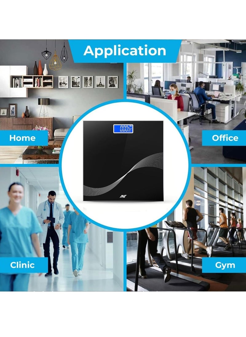 ANT Esports - Flora Wave Digital Body Weighing Scale | Portable Lightweight Design | 180 kg Weight Capacity | High-Precision Sensor | Automatic Power Off - Image 1