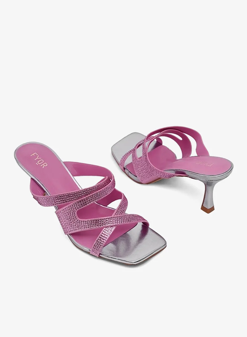 Fyor  Rhinestone-Detailed Mule BB 21 for Women | Best Price UAE