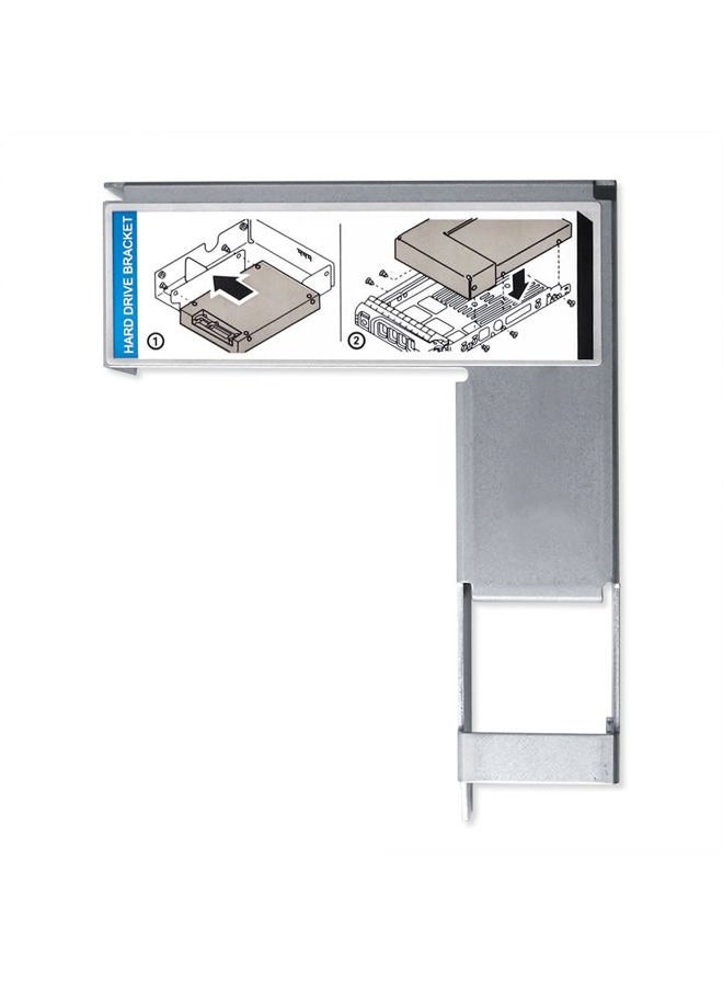 HUYUN حامل قرص صلب HDD بحجم 3.5 بوصة X7K8W 0X7K8W متوافق مع خوادم Dell PowerEdge الجيل الرابع عشر (1 قطعة حامل HDD 3.5 بوصة + قاعدة تحويل 2.5 بوصة) - Image 4