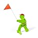 Step2 Kid Alert Street Safety Sign Kids at Play Signage for Neighborhood Safety 32Inch Tall Reflective Caution Sign with Warning Flag - Image 4