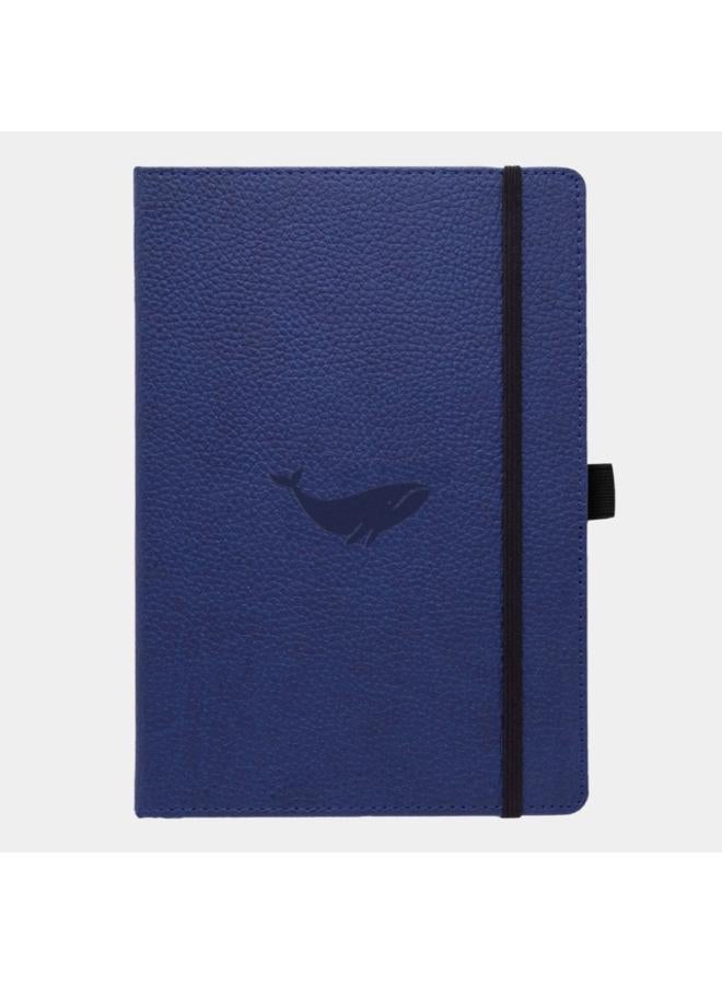 A4 Blue Whale Nbook Lined 