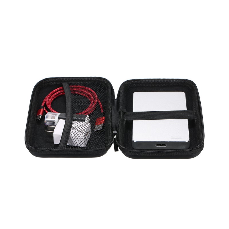 EVA Shockproof 3.5 Hard Drive Carrying Case Pouch Bag Black - Image 2