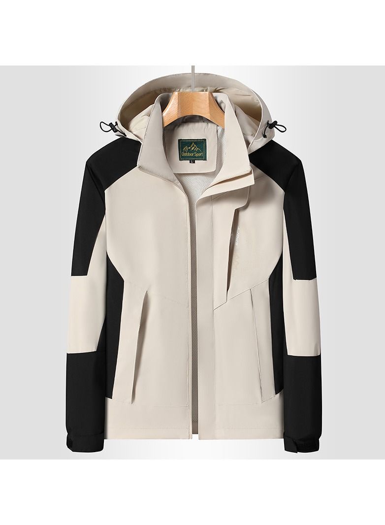 Loquat Thin Outdoor Hooded Windproof And Waterproof Overcoat 