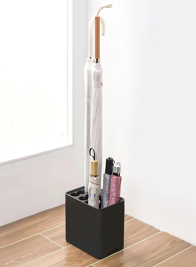 GeLive Umbrella Stand Rack Umbrella Holder with Drip Tray for Entryway Corner Space Saving Organizer Home Office Decor Stored 10 Umbrellas (Black) - Image 4