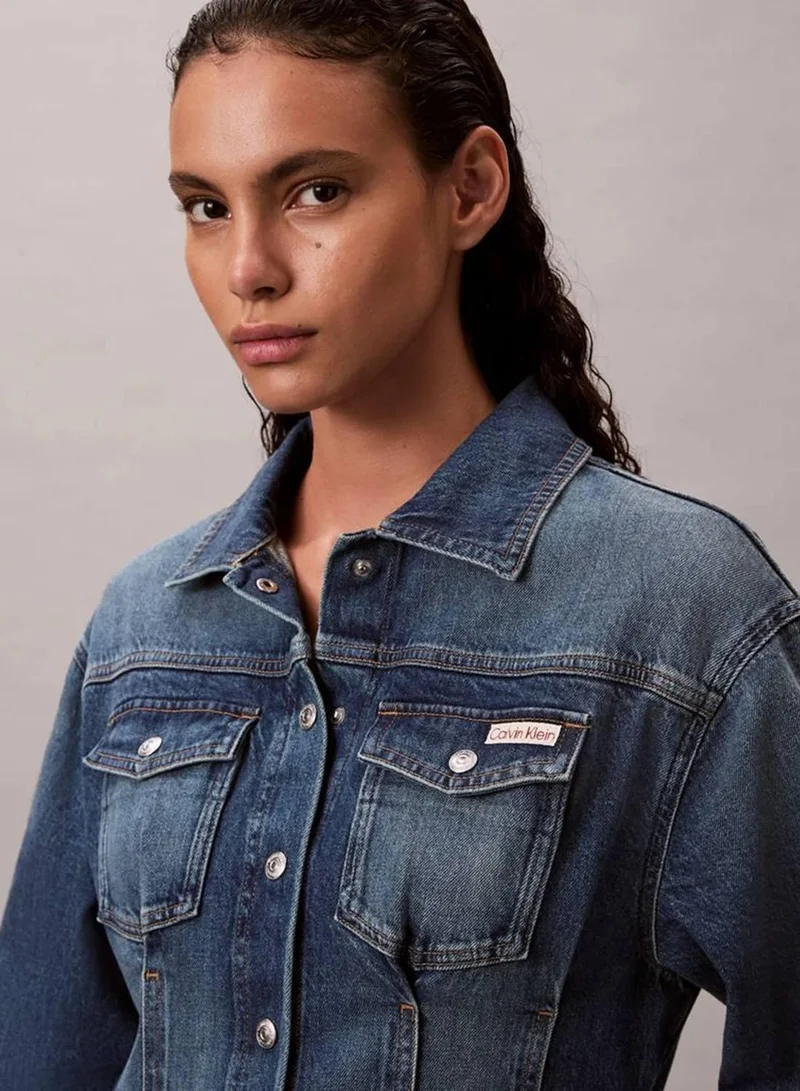 Calvin Klein Jeans Denim Shirt Dress