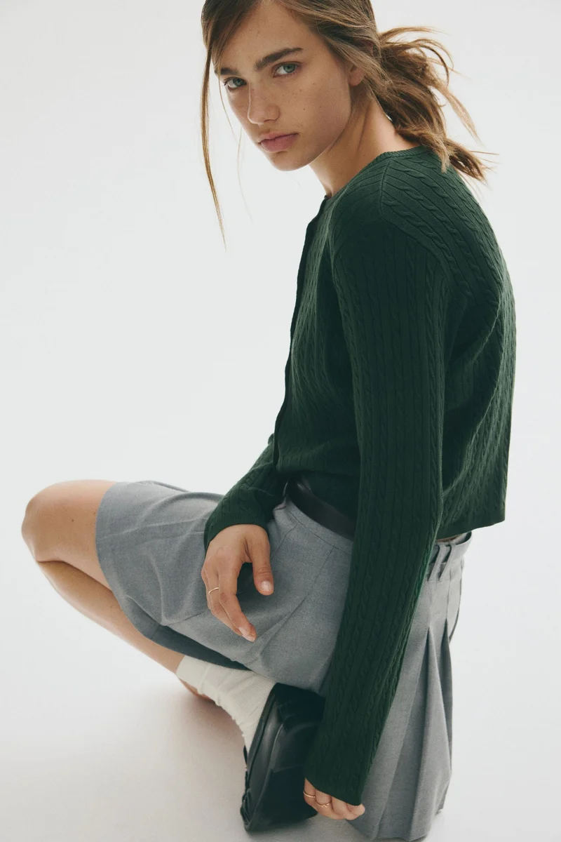 H&M Cable-knit cardigan