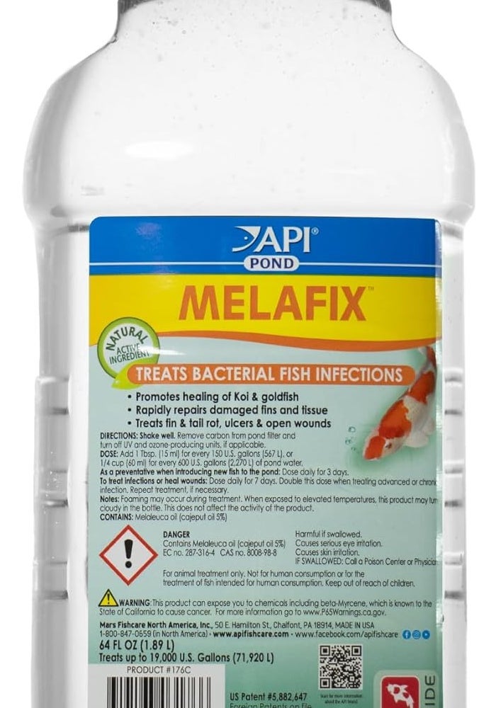API Pond Melafix Fish Remedy - 64 OZ for Koi and Goldfish Health - Image 2