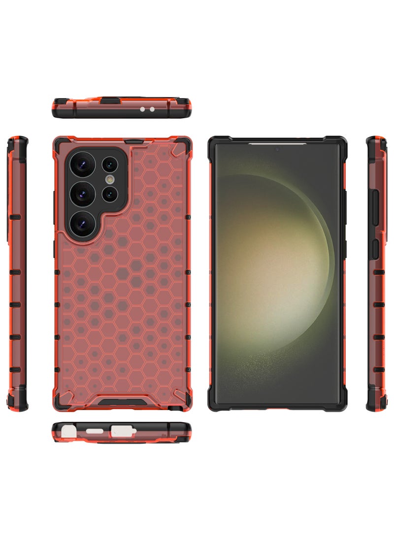 URBBKING - Protective Case Cover For Samsung Galaxy S24 Ultra Red - Image 1