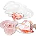 Acxydm 3PCS Heart Tray Resin Mold 635539 Heart Silicone Molds for Resin ConcreteValentine Love Mold for Epoxy Love Tray Dish Plate Candle Holder Storage Molds for DIY Craft Home Decor - Image 2