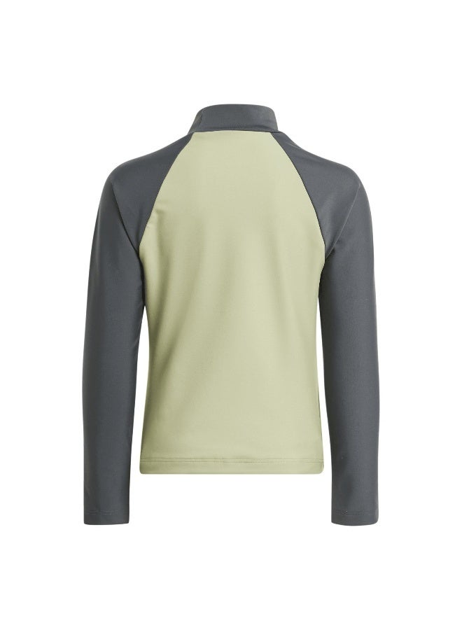 adidas Originals Dy Lk Rashguard Green Swim Swimwear 1824 - Image 3