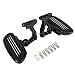 VASTMT Motorcycle Footboards Streamliner Passenger Floorboards with Adjustable Bracket Passenger Footboard Mount Kit Fit for Harley Touring Road King Road Glide Street Glide Electra Glide 1993Up - Image 2