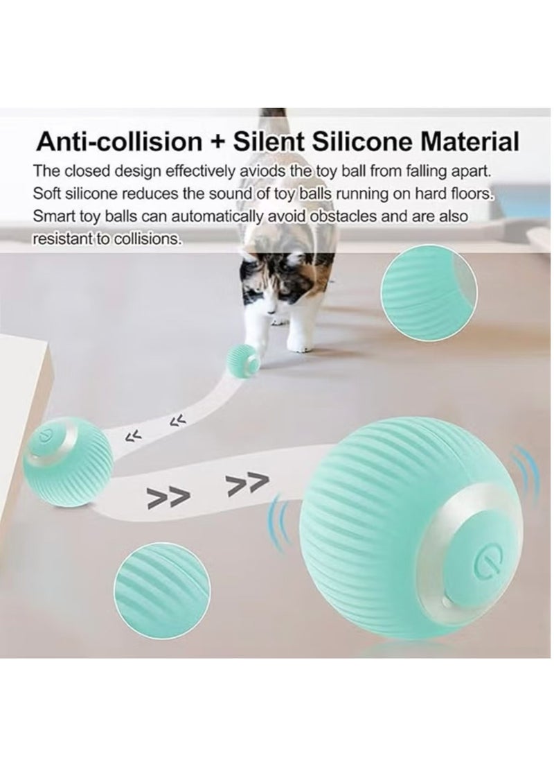 General Interactive Cat Ball Toy, Intelligent Indoor Automatic Moving Ball Puzzle Dispel Boredom USB Charging Pet Toy  - Image 5