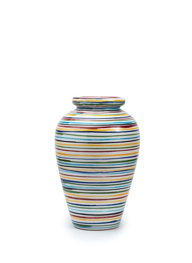 Balkans Handmade Pottery Vase Indoor/Outdoor, H 25 cm 