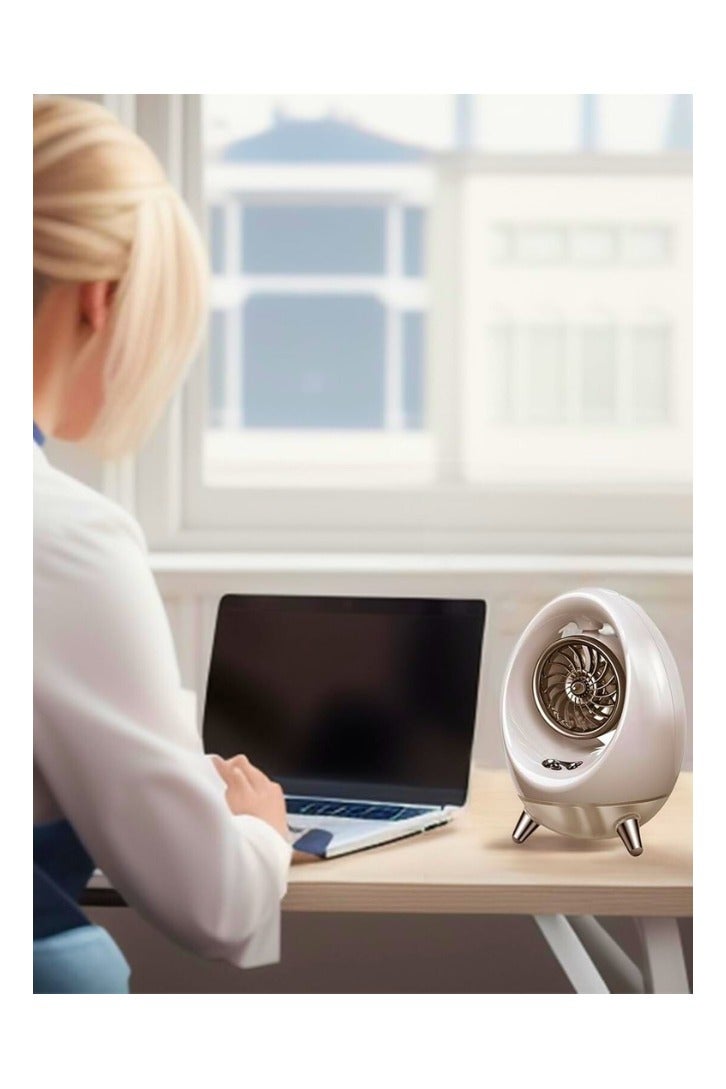 Chase Up Small Desk Fan, Spra Water Cooling Fan, Humidifier Fan, Personal Desktop Fan for Home Office Bedroom - Image 2