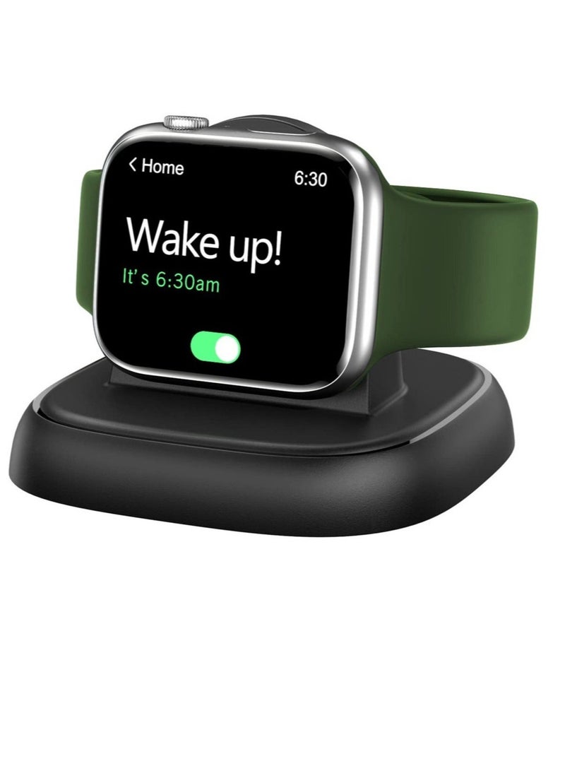 Y&D For Watch Charger Stand, Portable Charging Stand for iWatch with USB C Cable, Dock Station Series Ultra/8/7/6/5/3/2/SE, 49/45/44/42/41/40/38 mm (Black) - Image 1