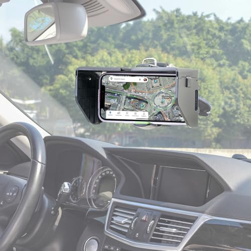 TFY Sun Shade Visor for Mobile Phones & Remote Controllers - Clear Visibility, Easy Setup - Image 3