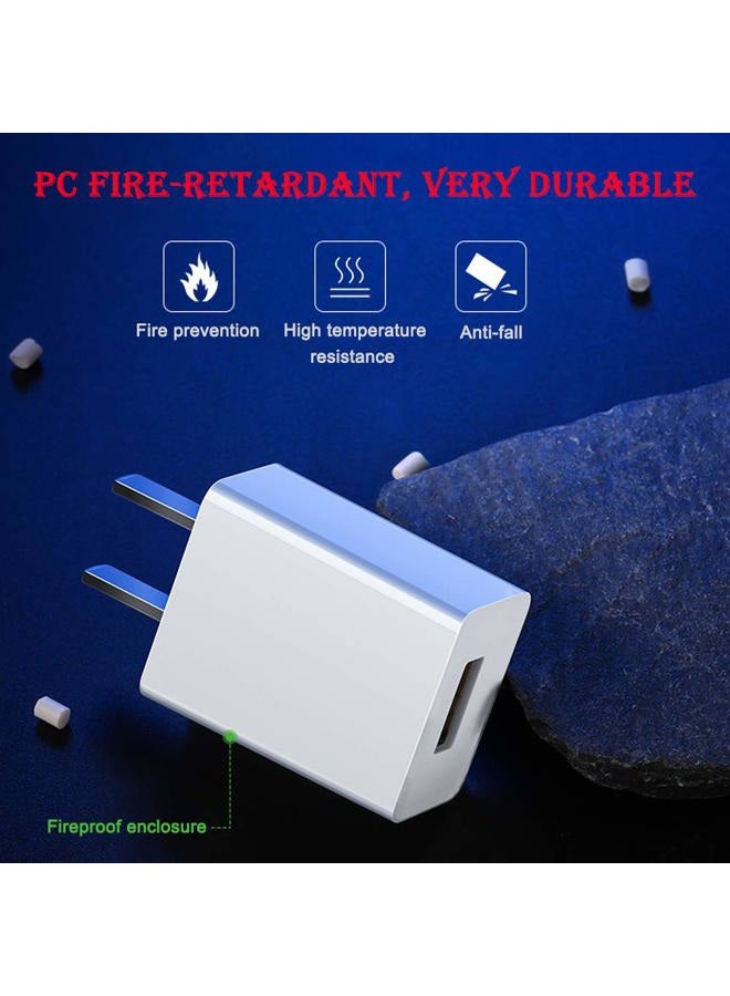 MEROM (3 عبوة) محول الطاقة AC/DC MEROM 5V 2A لكاميرات WyzeCam وWyze Cam Pan وKasa Cam وDropcam وNest Cam وFurbo Dog وكاميرا YI Dome اللاسلكية USB شاحن حائط - Image 4