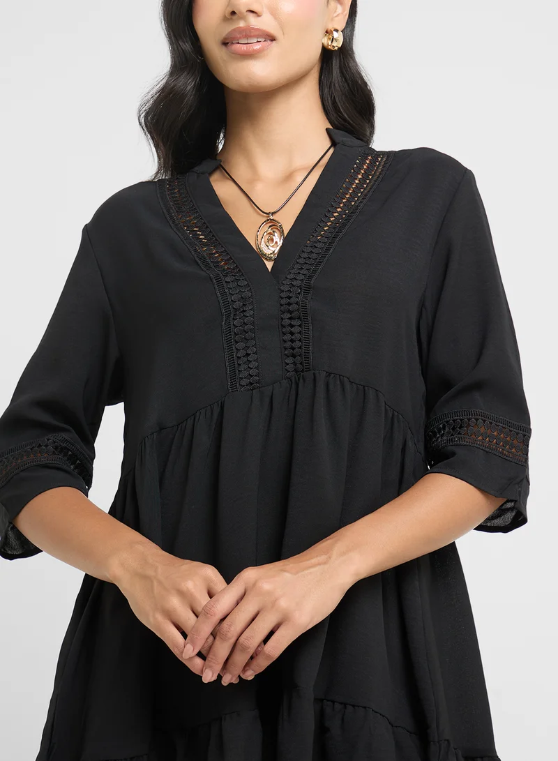 Ginger Tiered Mini Dress