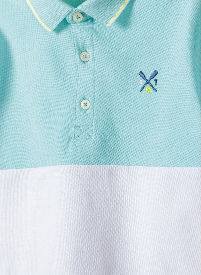 مينوتي تيشيرت بولو للأولاد بأكمام قصيرة وأزرار أمامية - Image 3