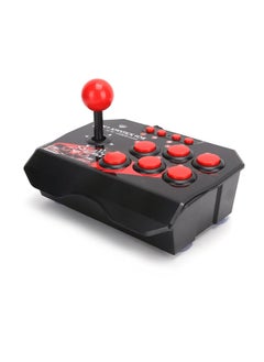 Arcade Fight Stick, Wired Arcade Joystick Features a Spherical Metal Joystick 6 Round Control ons,Wired Arcade Joystick Arcade Games Accessories, Play All Types of Games for PS3/Switch/PC