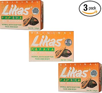 Likas صابون ليكاس الأصلي بالأعشاب من البابايا 3 × 135 غرام - Image 1