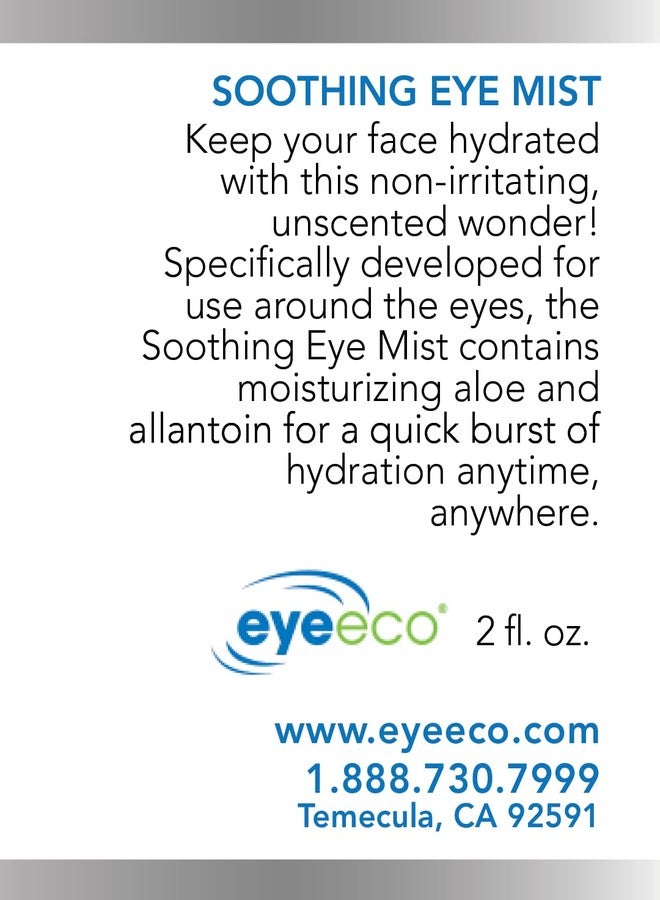 EYEECO Eye Eco Soothing Eye Mist - Unscented, 2oz - Hydrating, Non-Irritating Mist for Eyelid and Skin Hydration - Image 5