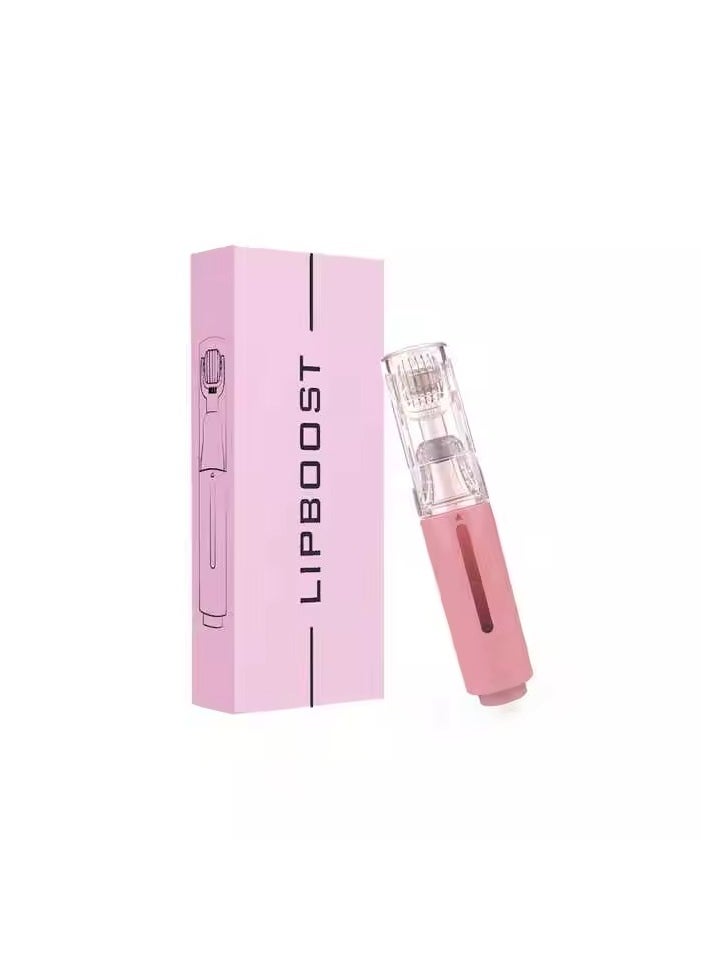 Pretocter - 0.25mm Lip Care Essence Roller, Essence Applicator, Beard Hair Growth Essence Roller（Pink） - Image 1