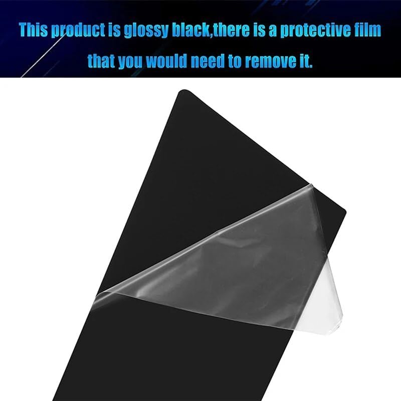 QASULER Car Window Pillar Posts Door Trims Cover for BMW 7-Series - Image 5