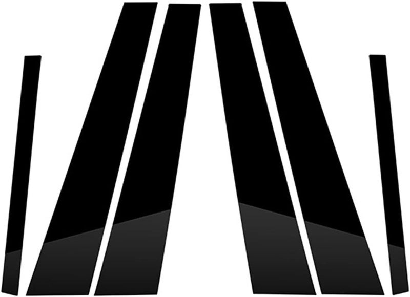 QASULER Car Window Pillar Posts Door Trims Cover for BMW 7-Series - Image 1