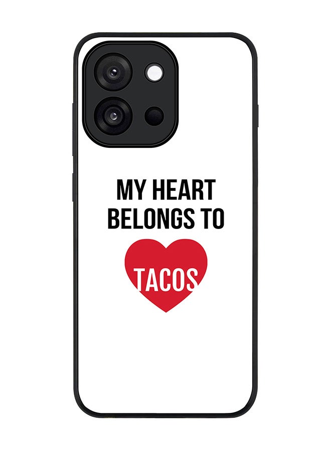 Stylizedd For OnePlus 13s / 13T Case,Slim fit Camera Protection, Shockproof Thin Phone cover  - My heart belongs to tacos