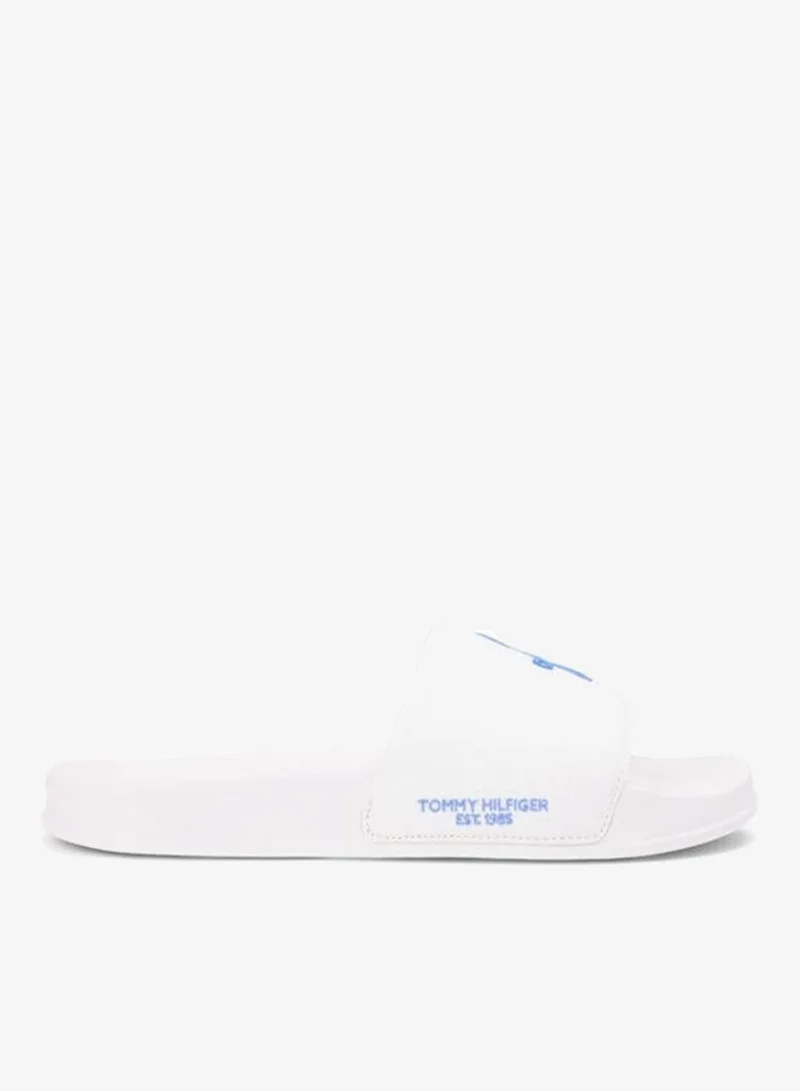 تومي هيلفيغر شبشب مطرز لحمام السباحة