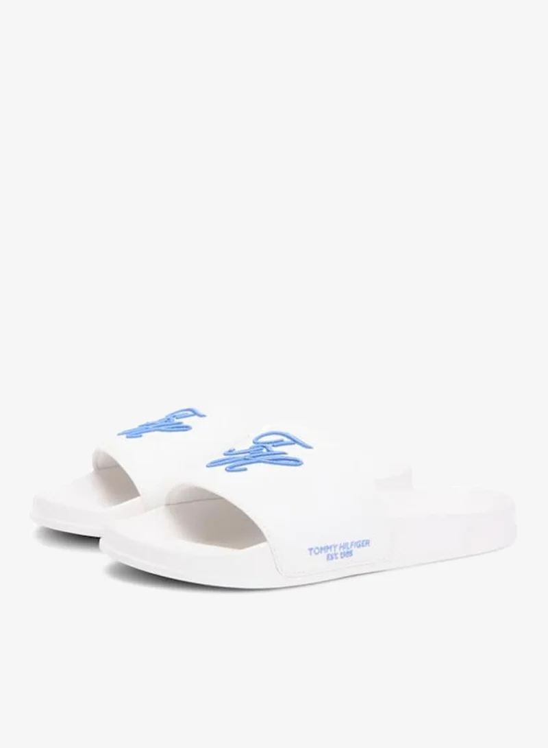 TOMMY HILFIGER  Th Embroidery Pool Slide for Men | Best Price UAE